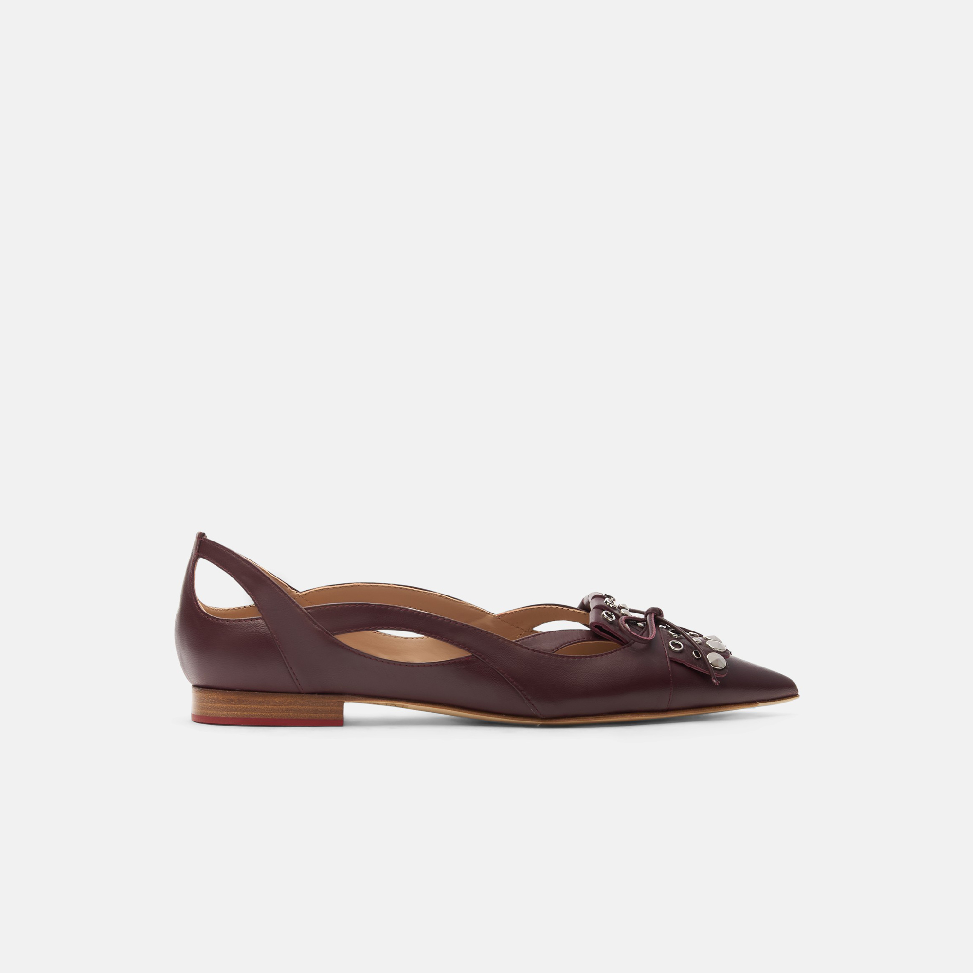 Scarosso Mocassins & Chaussures plates Cherry Veau - Immagine 3