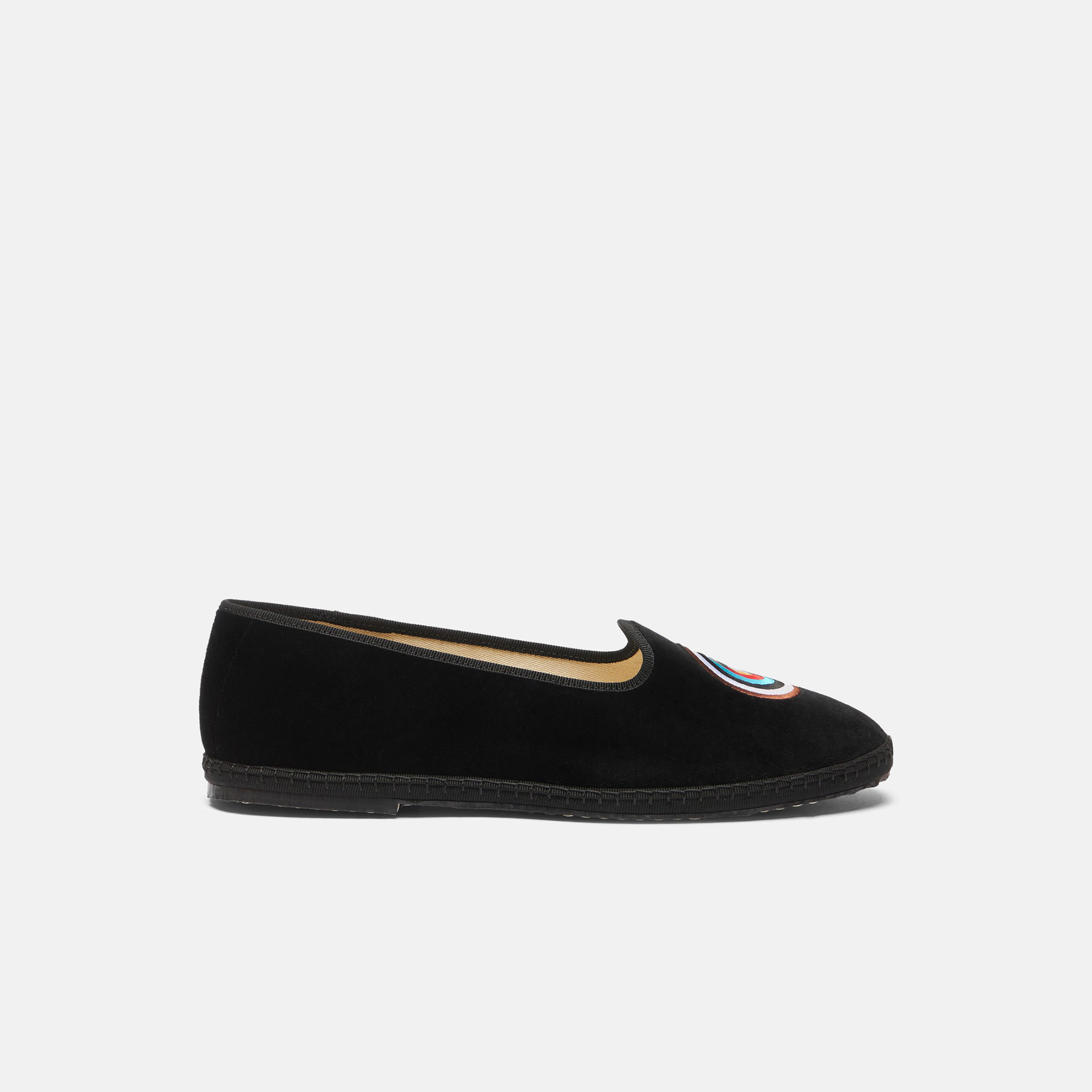 Shop Scarosso William Iv Target - Man Slippers Black In Black - Velvet