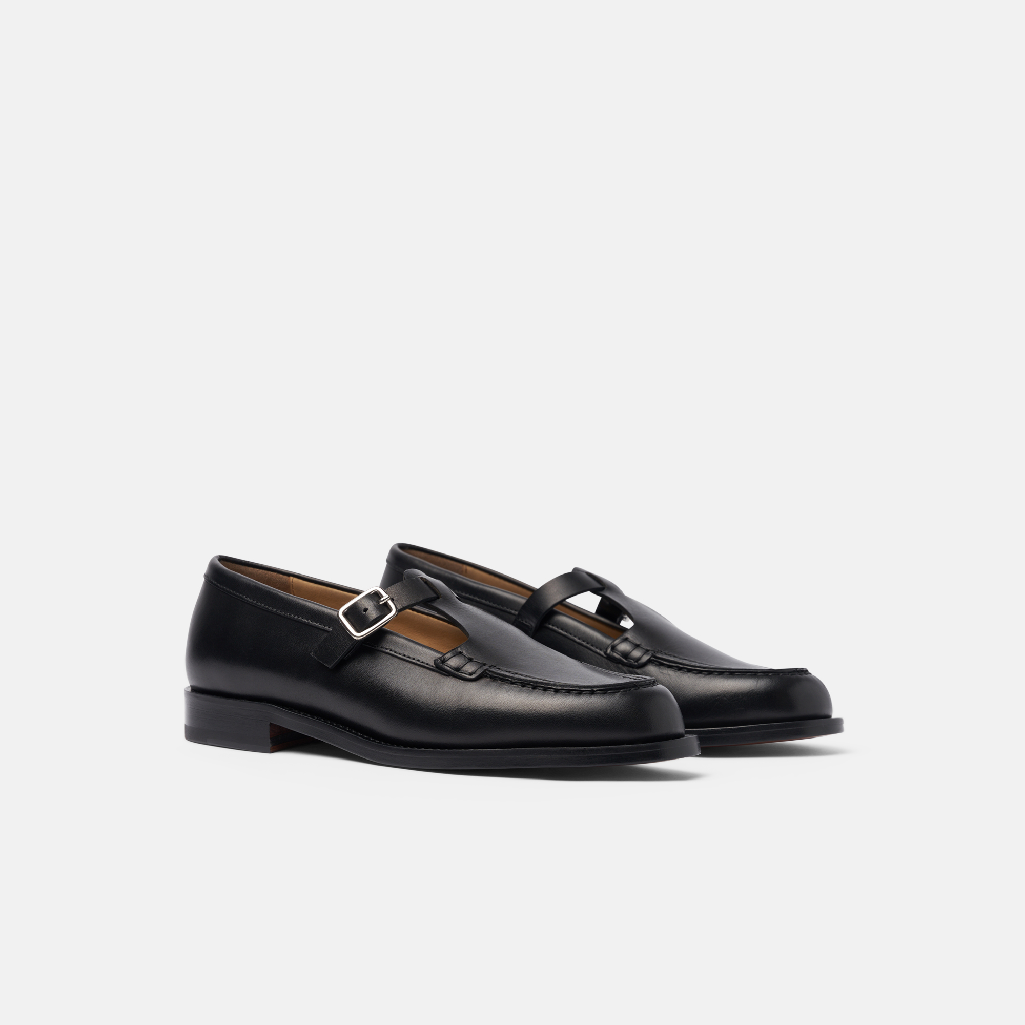 Scarosso Edna Buckle Fastened Flat Shoes In Multi