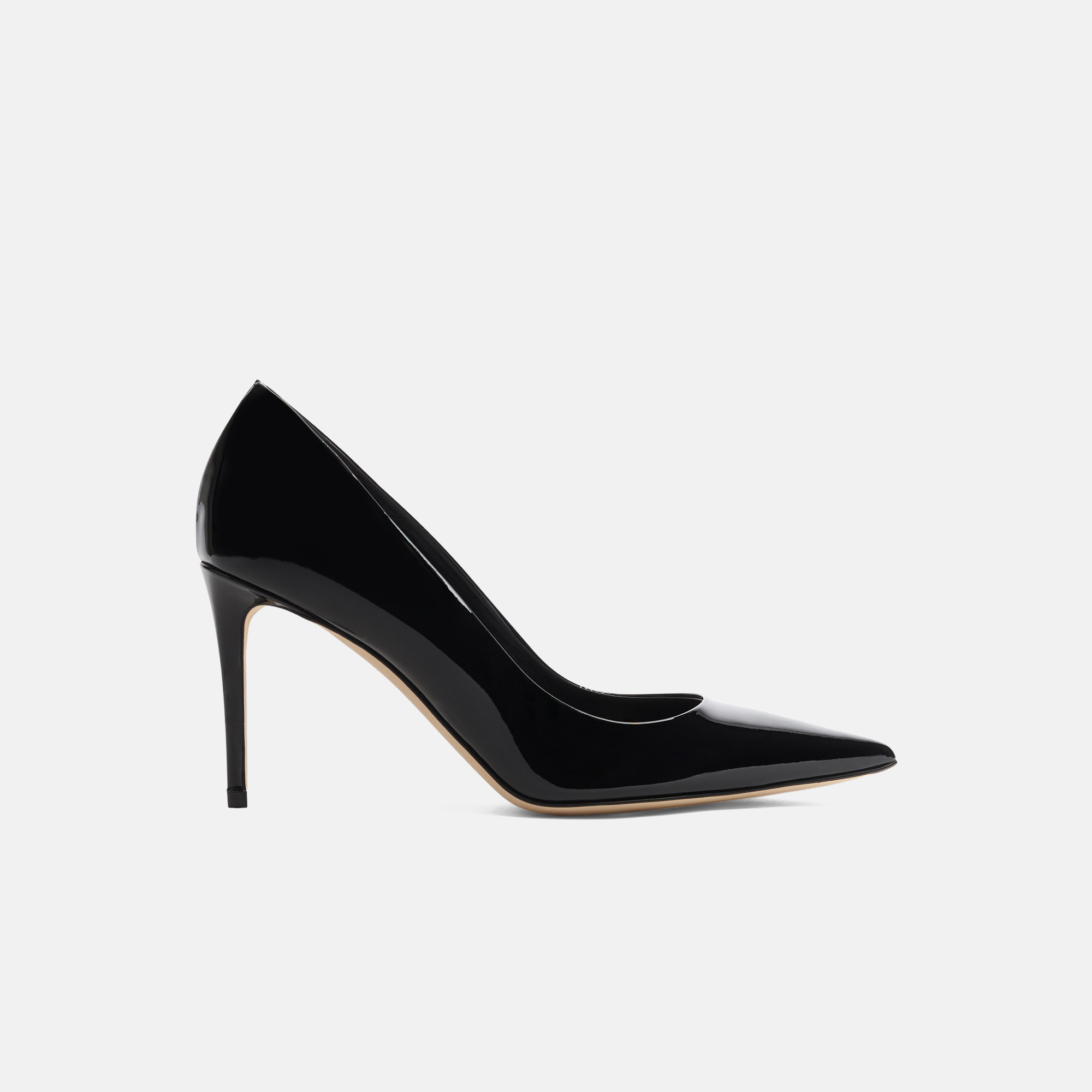Black patent high heels hot sale