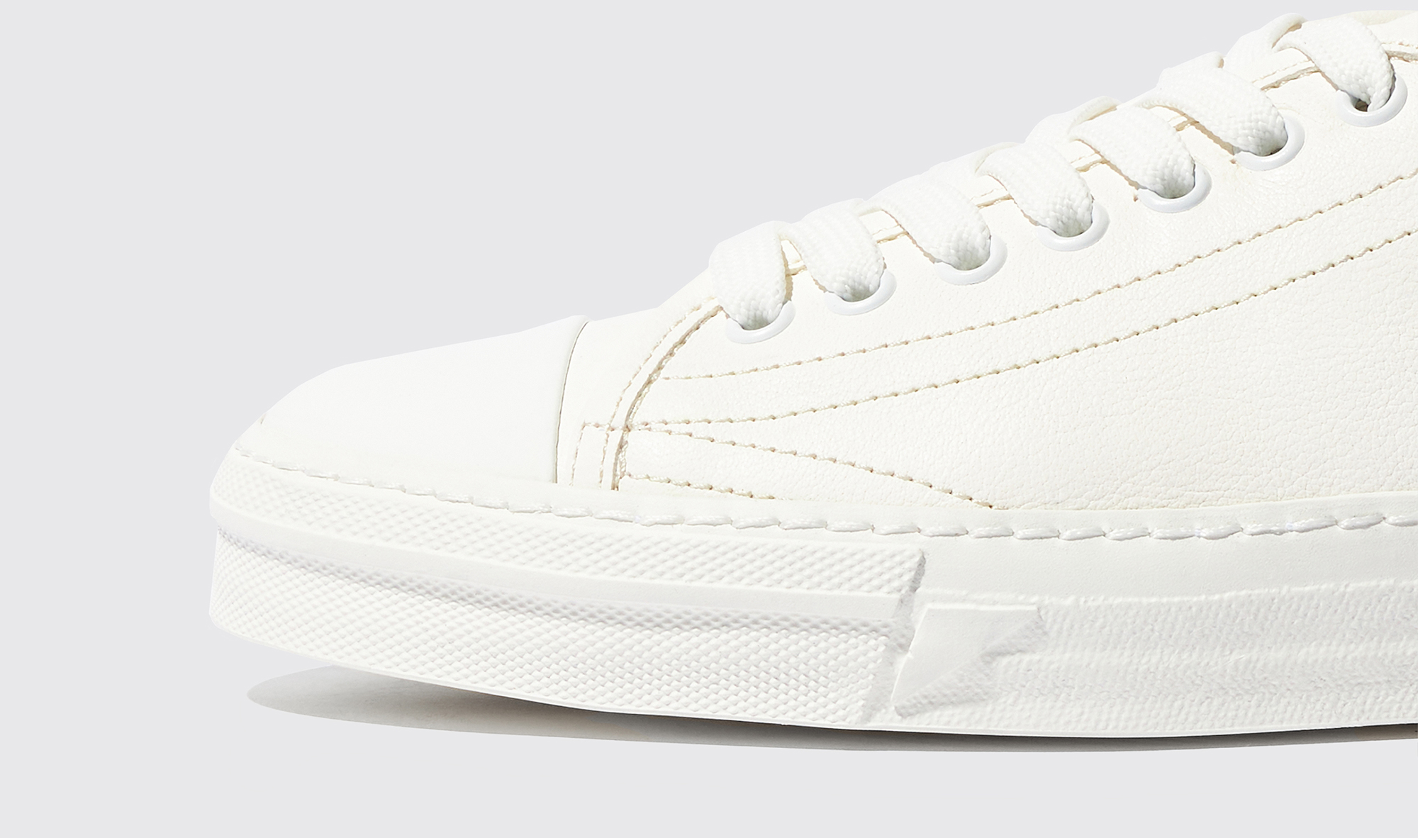 Shop Scarosso Ambrogio White - Man Sneakers White In White - Calf Leather