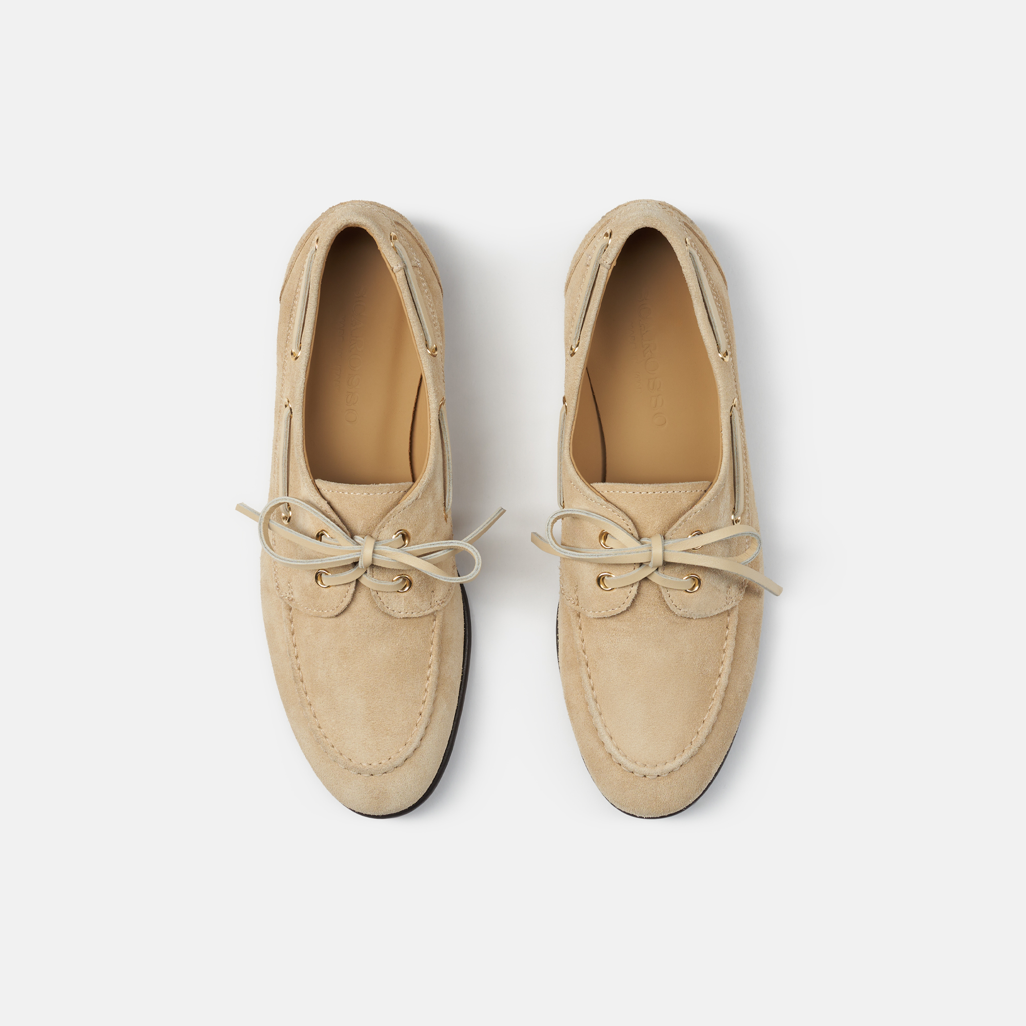 Scarosso Ginevra Oxford Shoes In Butter - Suede