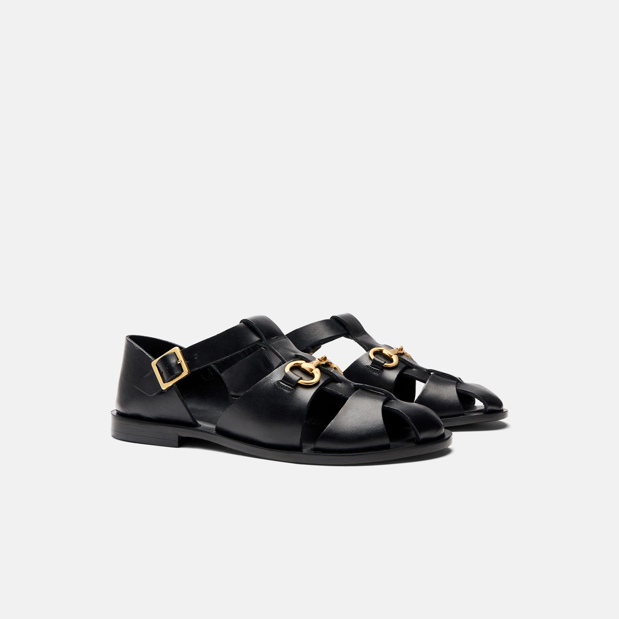 Shop Scarosso Helene Black In Black - Calf