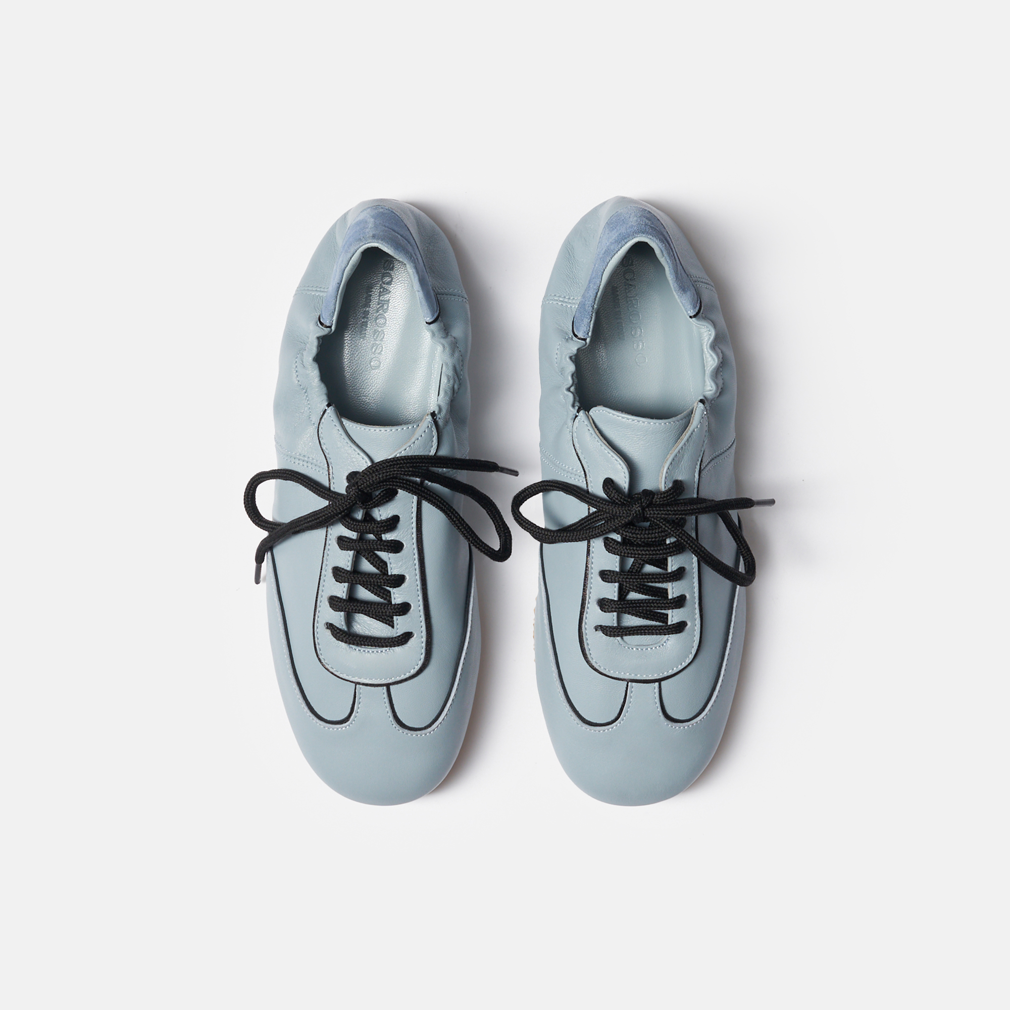 Scarosso Riley Lace-up Sneakers In Blue