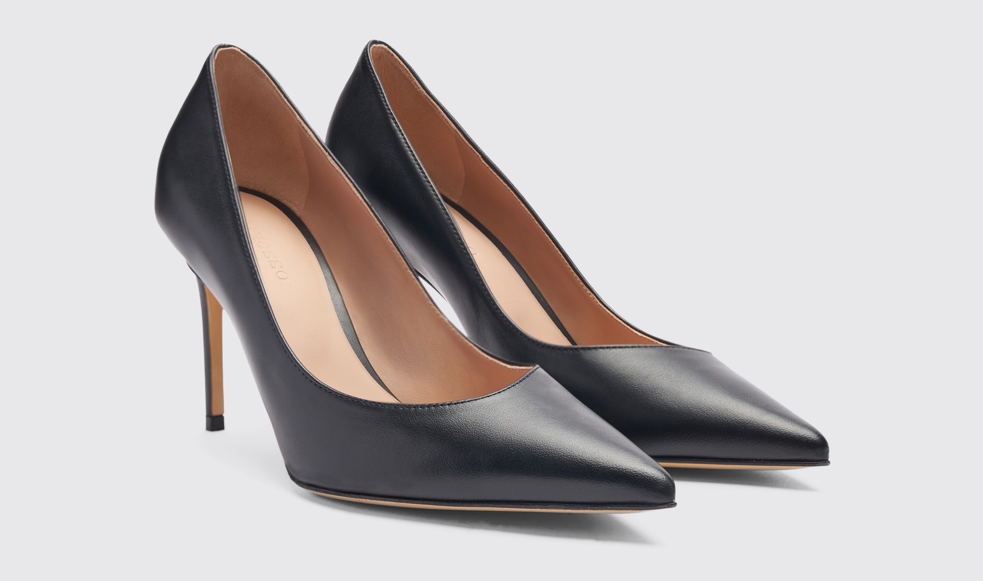 Shop Scarosso Greta Black - Woman High Heels Black In Black - Calf