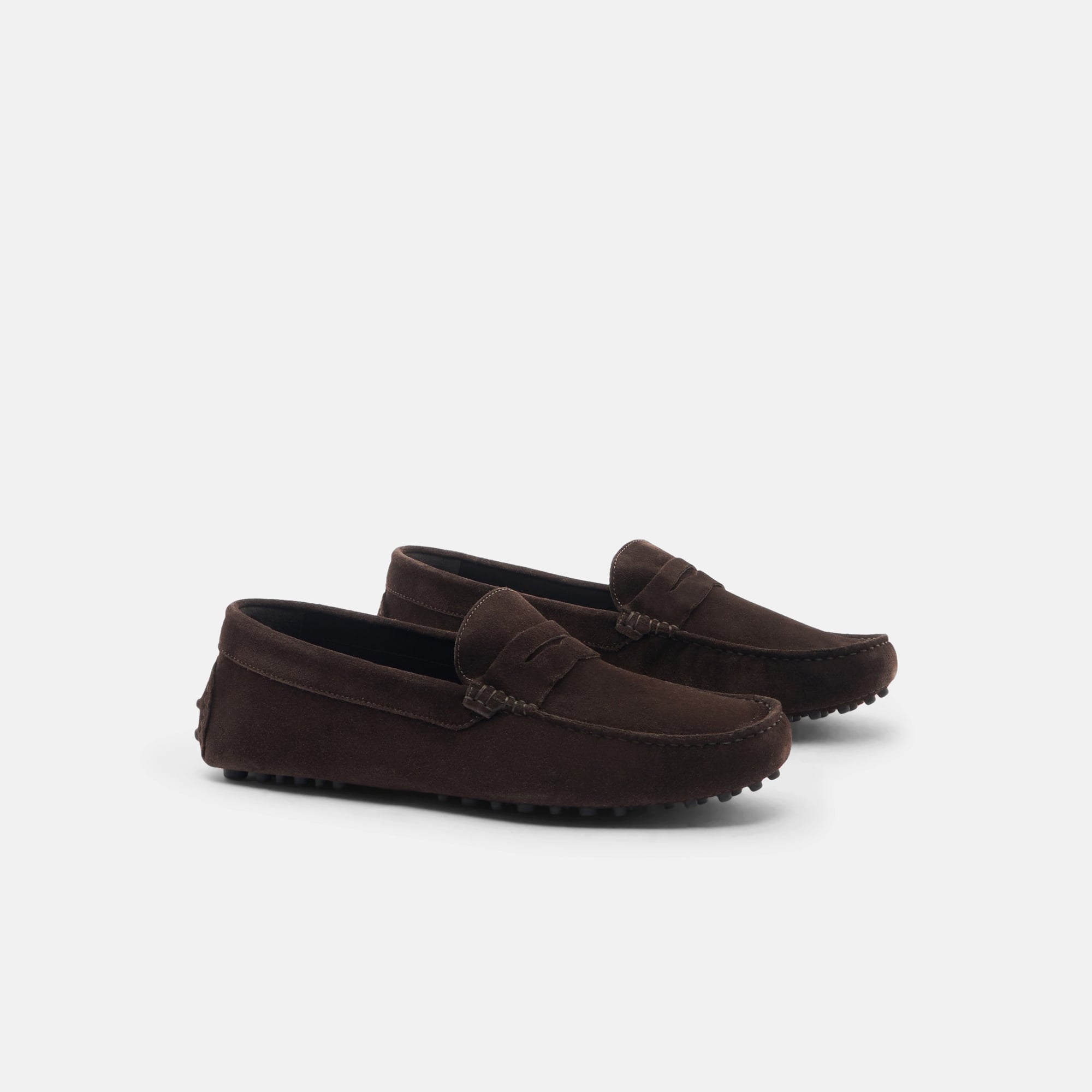 Scarosso Michael Driving Shoes in Dark Brown - Suede at Nordstrom, Size 43 Scarosso Michael Driving Shoes in Dark Brown - Suede at Nordstrom, Size 43