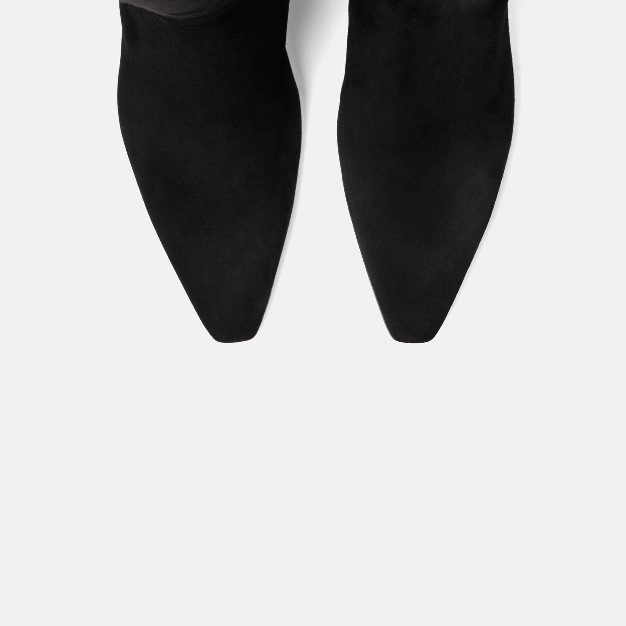 Shop Scarosso Kira Black Suede - Woman Boots Black In Black - Suede