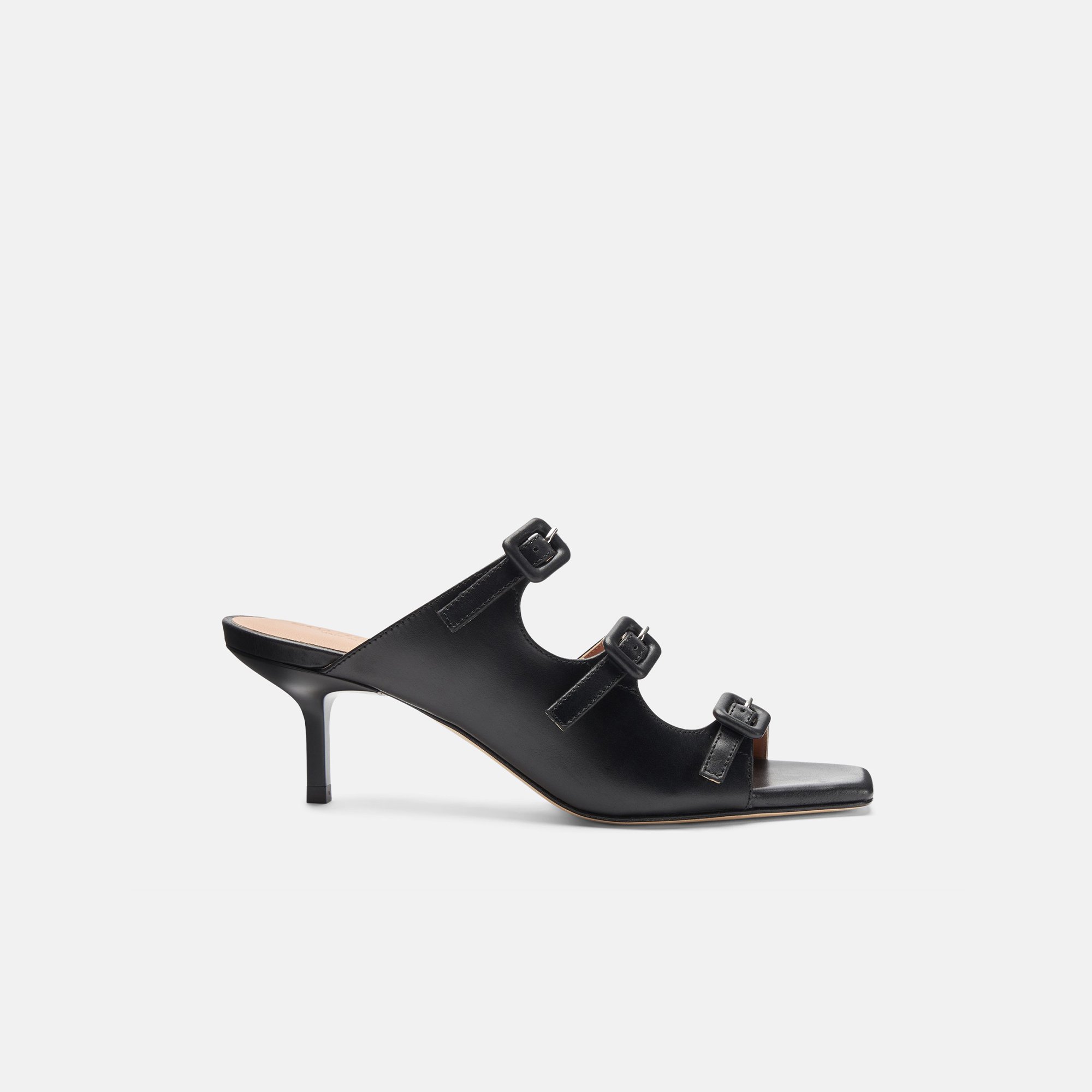 Shop Scarosso Manuela Black - Woman Sandals Black In Black - Calf