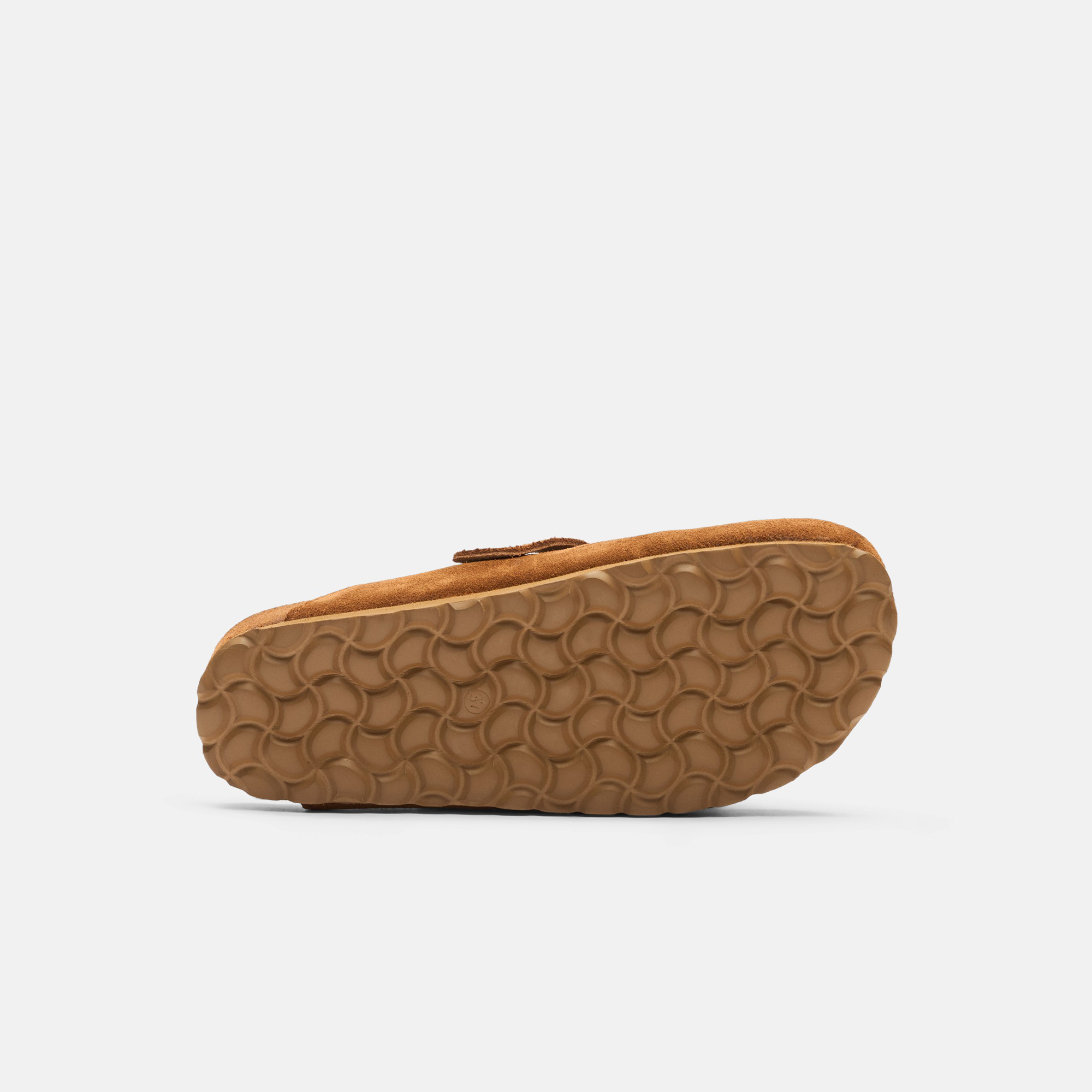 Scarosso Muller Shoes With Round Head In Tan - Suede