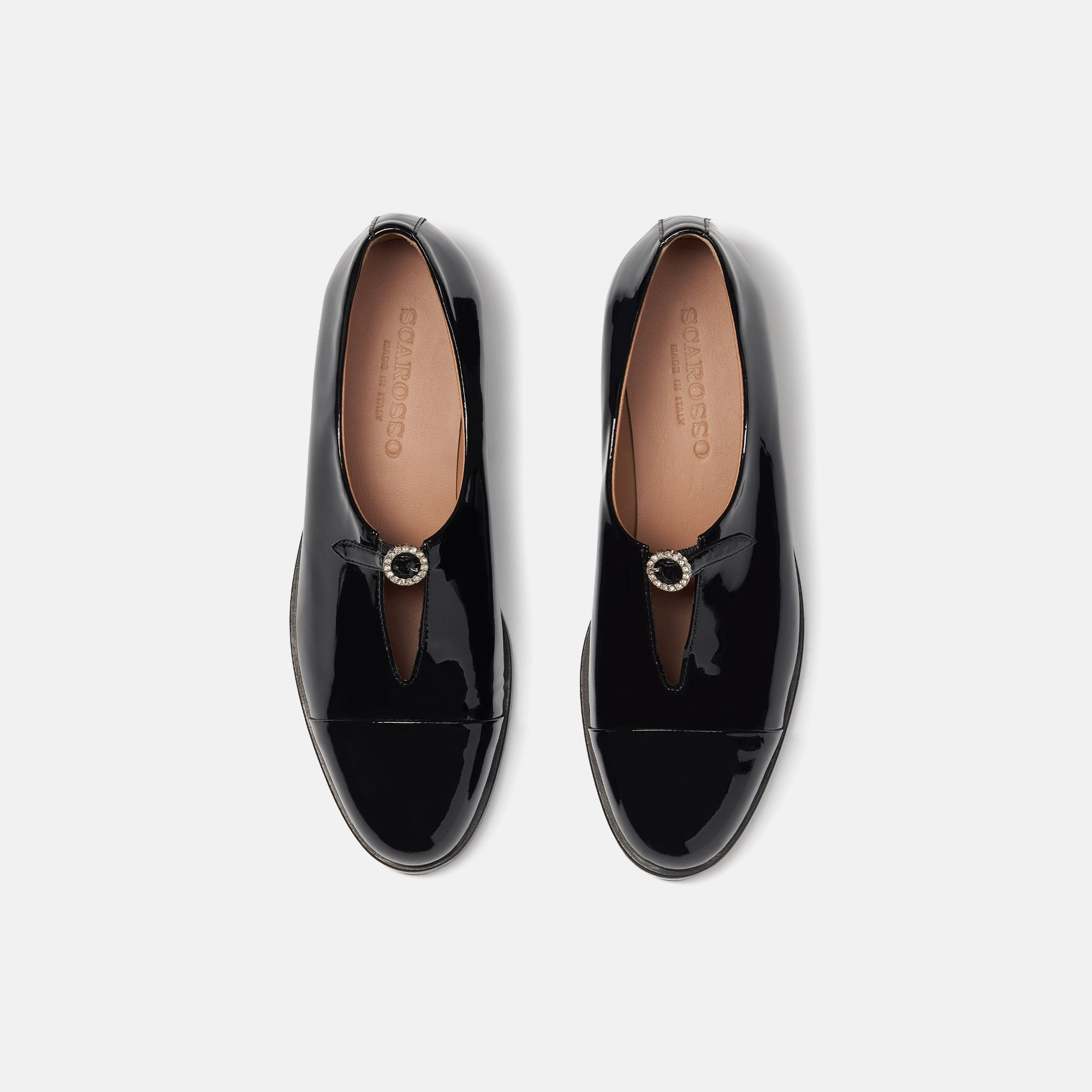 Scarosso Vittoria Monk Strap Shoes In Black - Patent