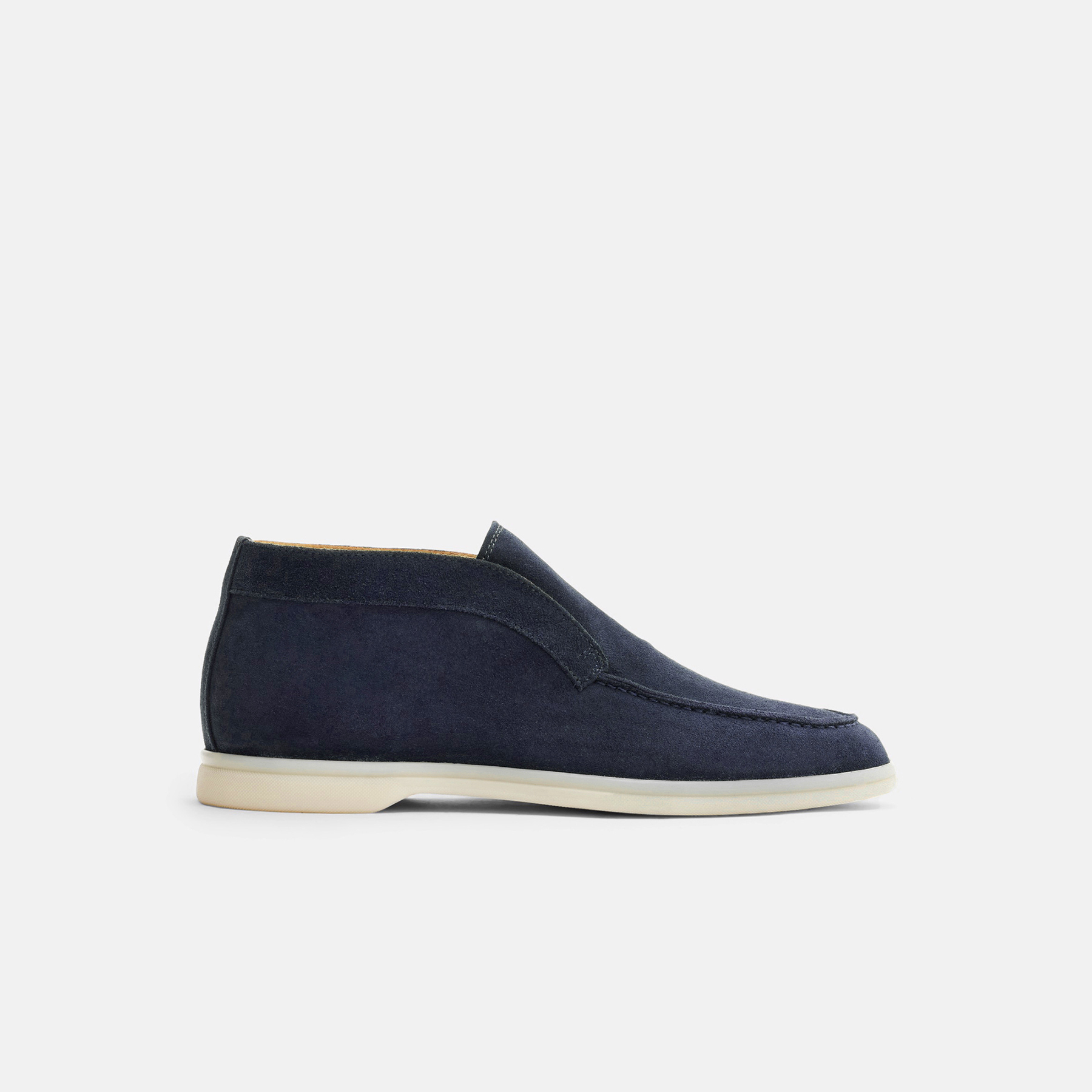 Scarosso Leonardo Suede Ankle Boots In Blue - Suede