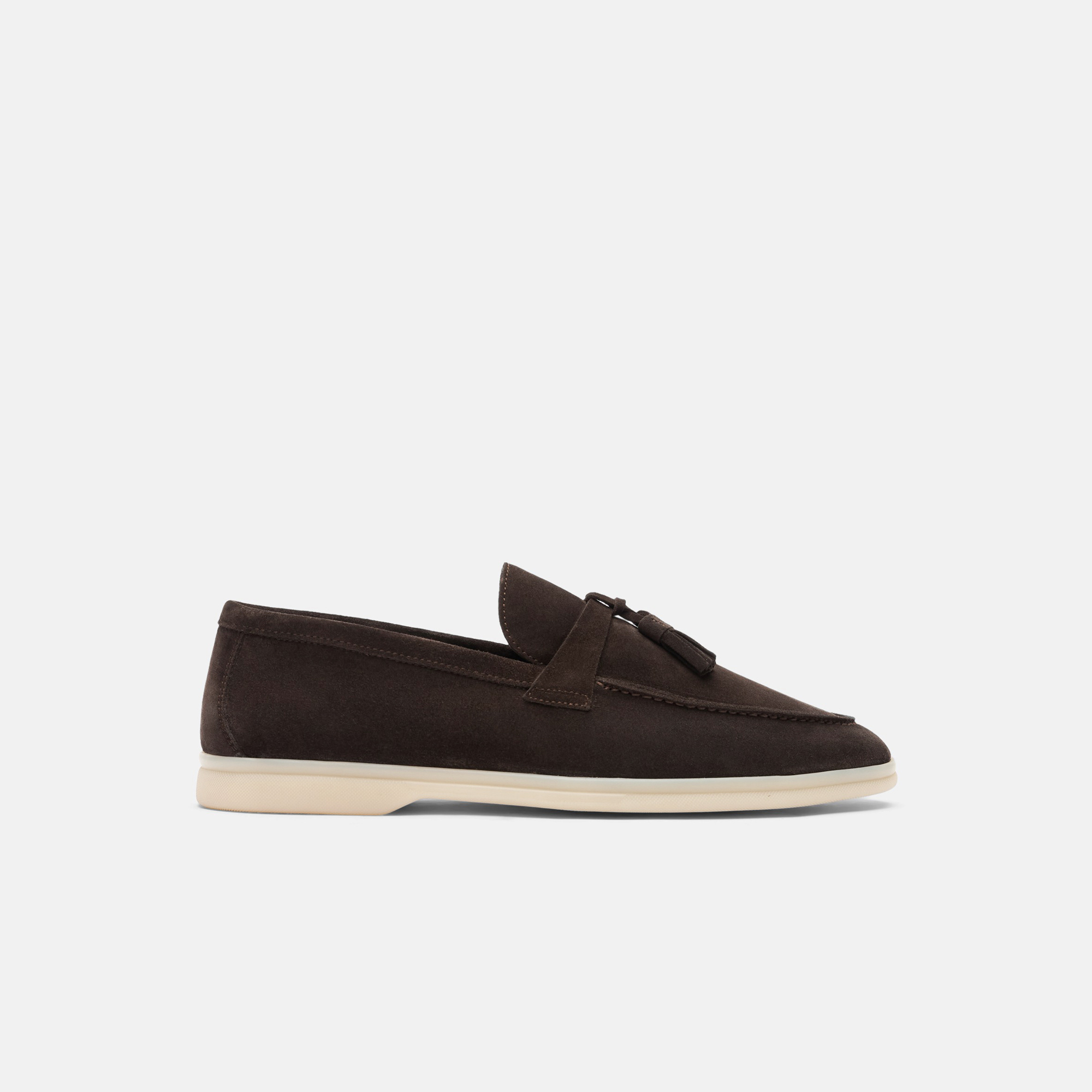 Scarosso Leandro Brown Suede - Man Loafers Dark Brown In Dark Brown - Suede