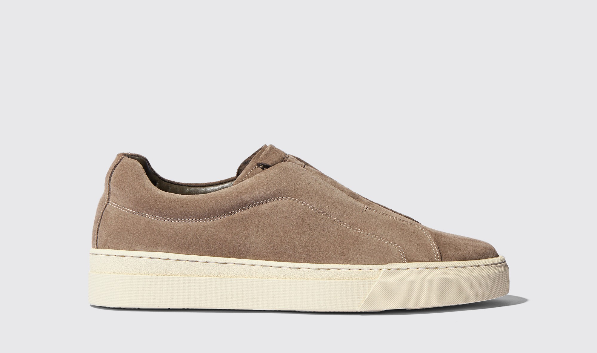 Scarosso Luca Taupe Suede - Man Sneakers Taupe In Taupe - Suede