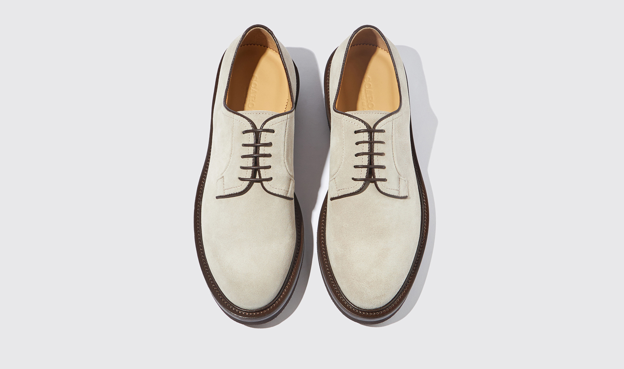 Shop Scarosso Harry Sand Suede - Man Loafers & Flats Sand In Sand - Suede