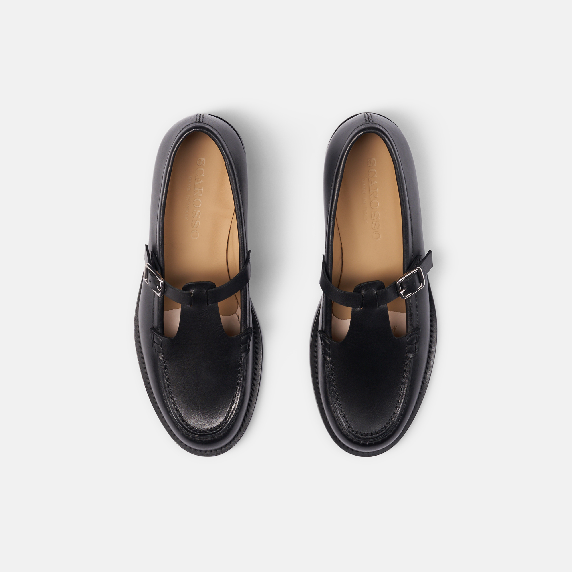 Scarosso Edna Buckle Fastened Flat Shoes In Multi