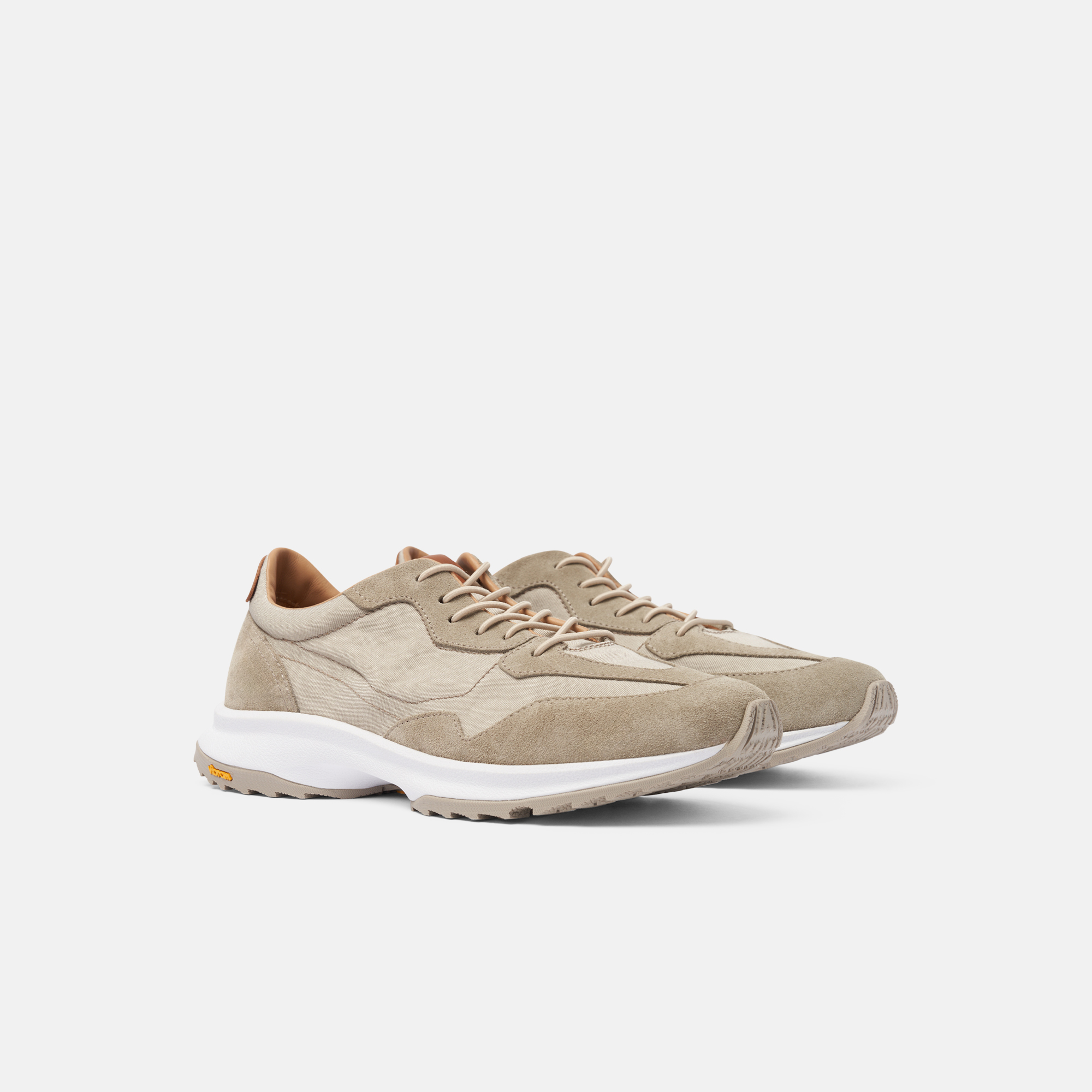 Scarosso Achille Sneakers In Beige - Fabric