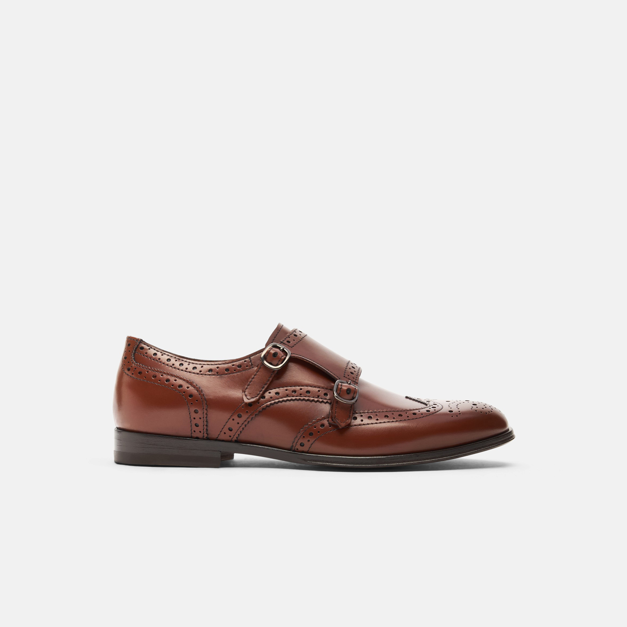 Scarosso Kate Brown - Donna Monk Strap Marrone - Vitello 38