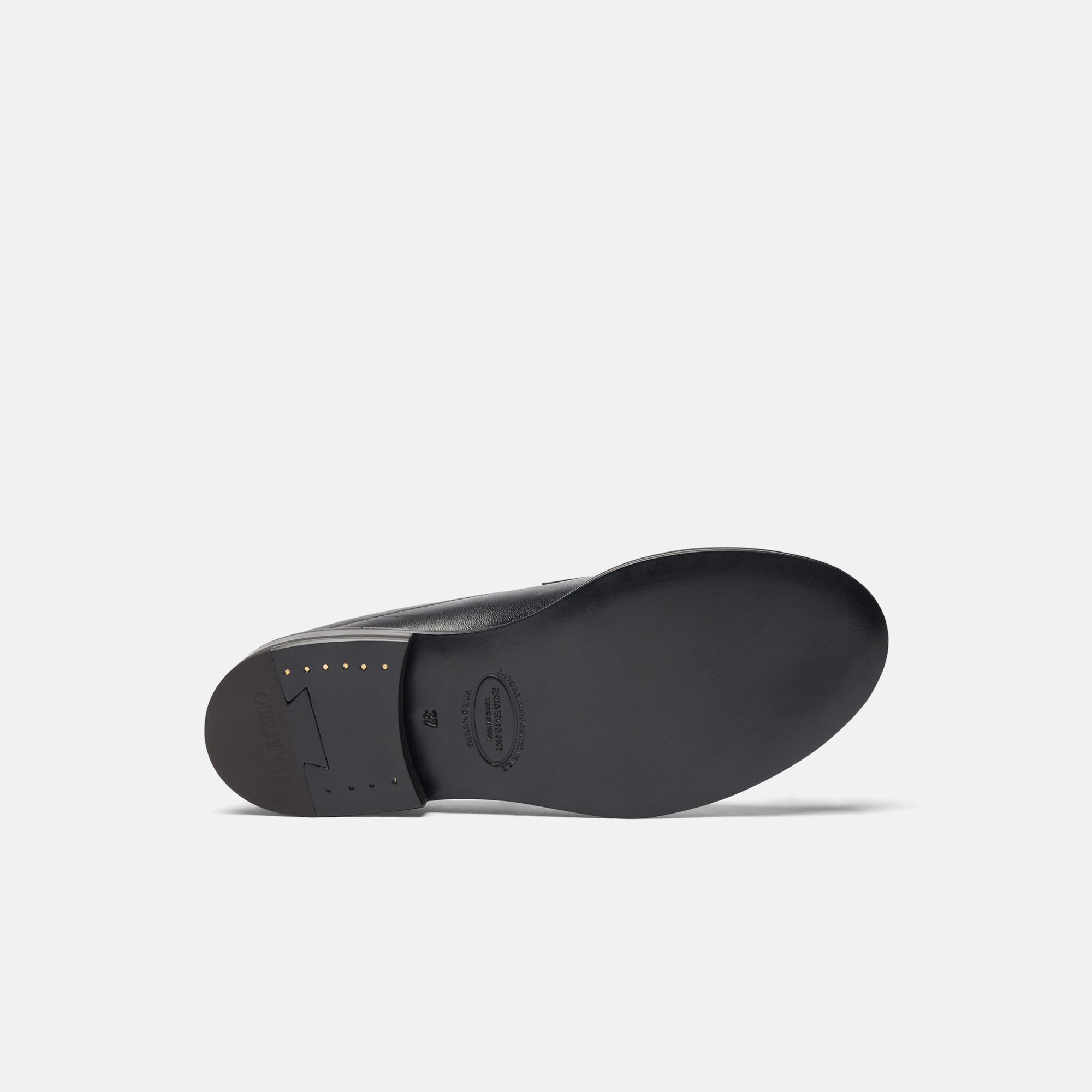 Shop Scarosso Clementina Black In Black - Calf