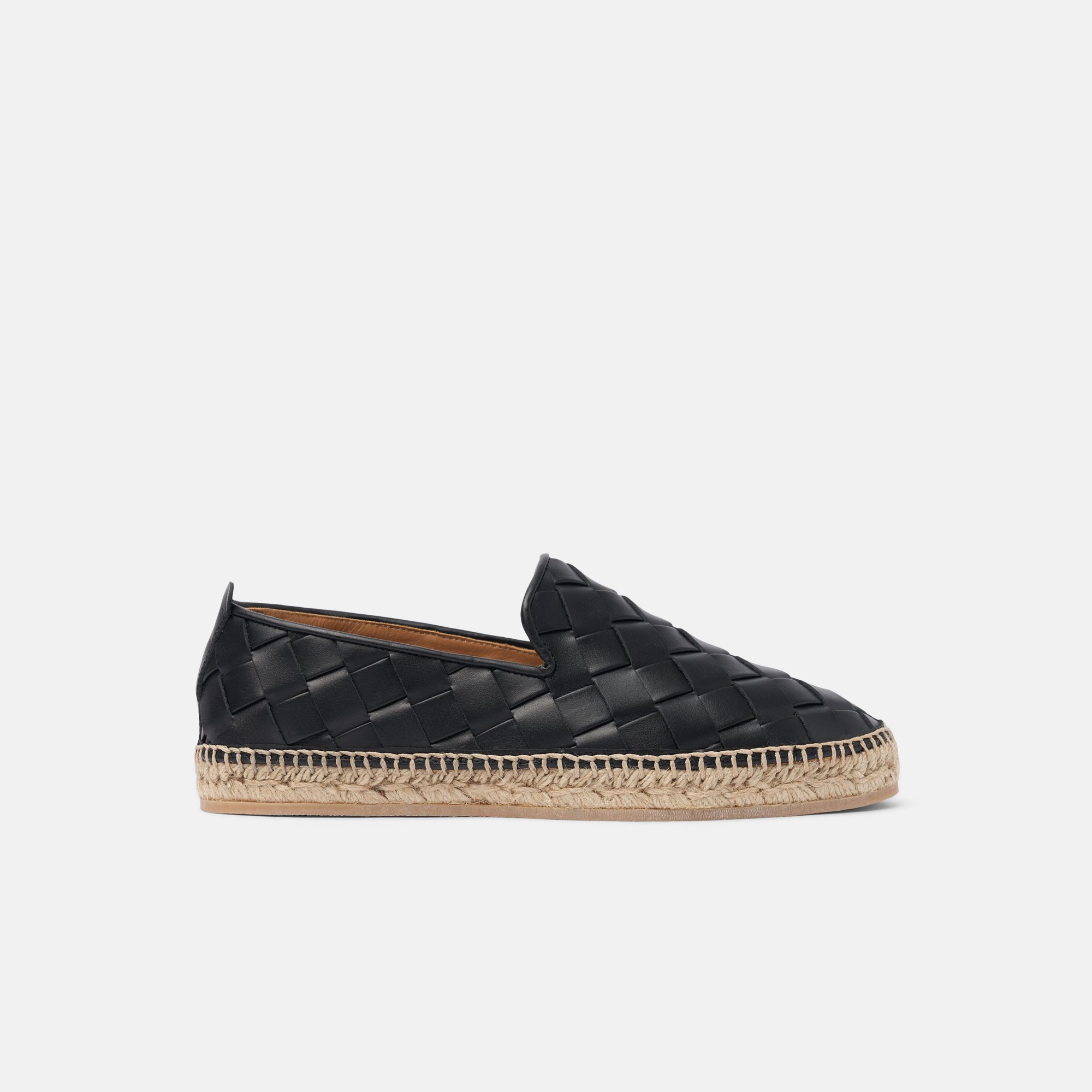 Scarosso Martina Woven Espadrilles In Black